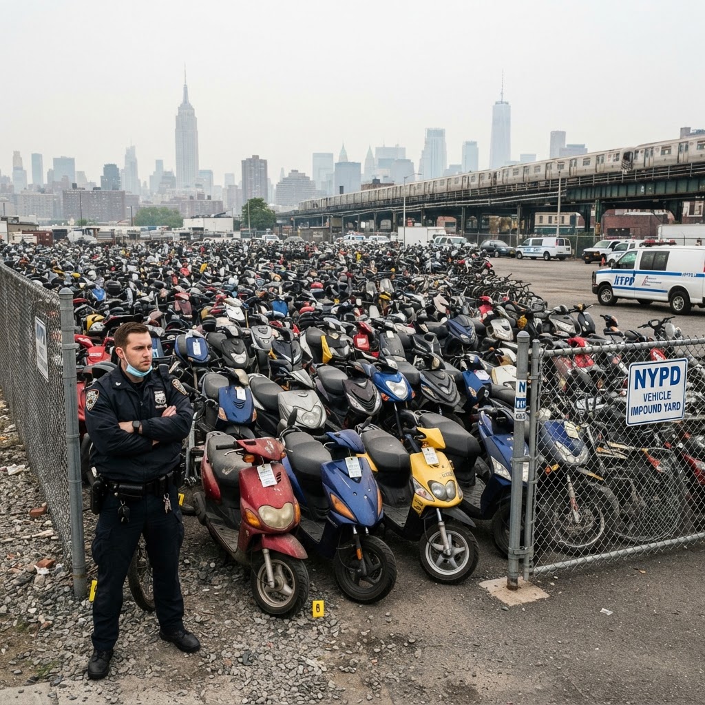 NYPD Cracks Down on Illegal Moped Crime Wave