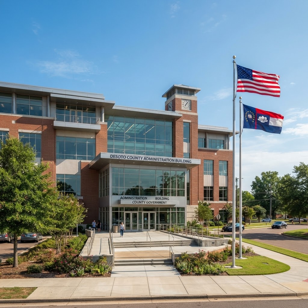 DeSoto County government building, Mississippi
