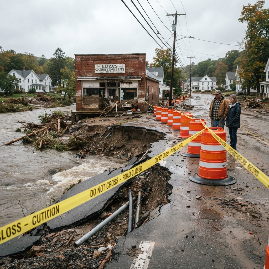 Connecticut Towns Struggle to Recover After Record Floods