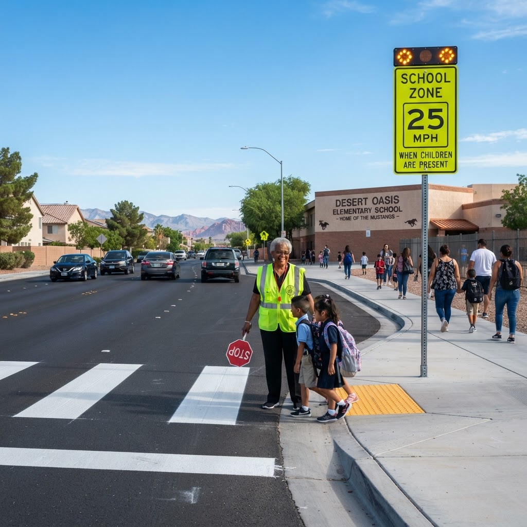 Clark County Unveils New School Traffic Safety Plan