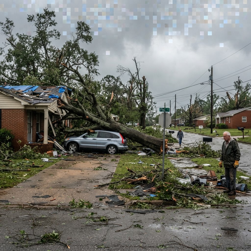 Central Alabama Storms Leave Trail of Destruction