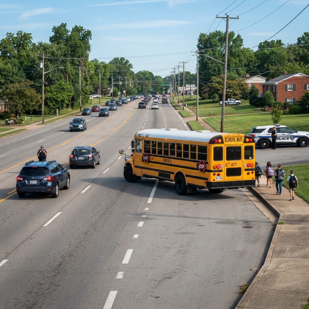 Kentucky Police Enforce Strict New School Bus Safety Law