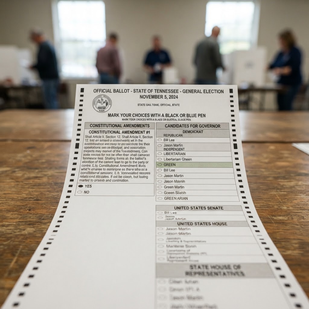 Tennessee Ballot Changes Prioritize Constitutional Questions