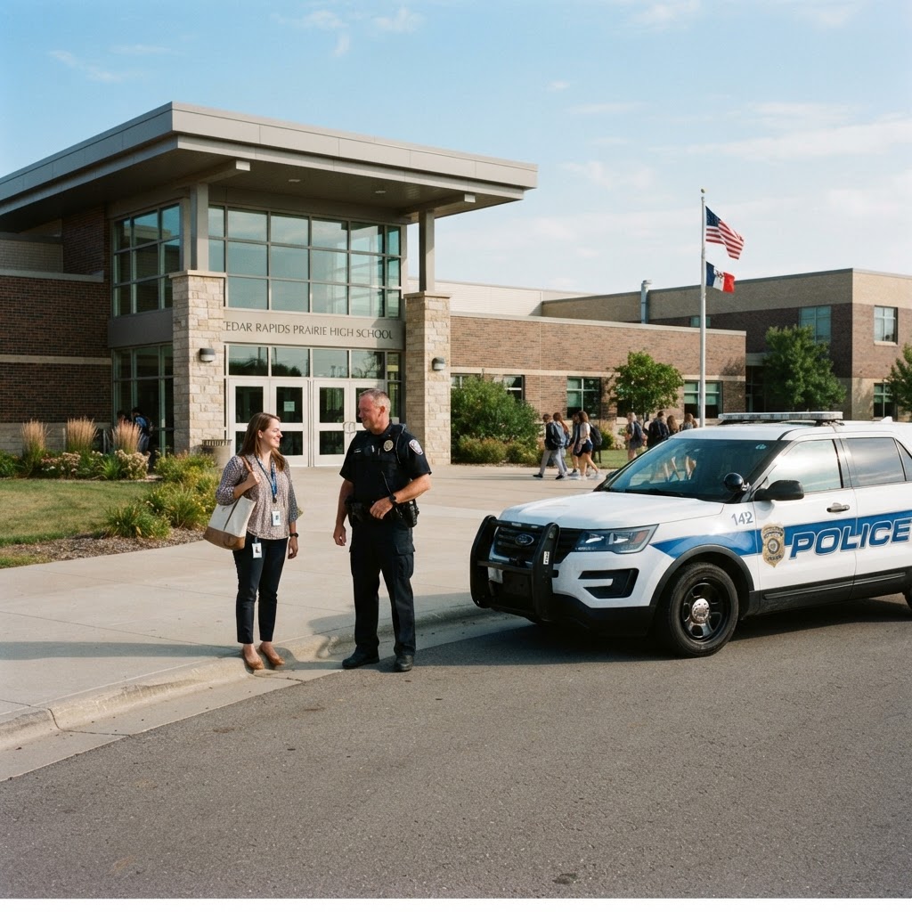 Iowa Safety Report Suggests Removing School Police Officers
