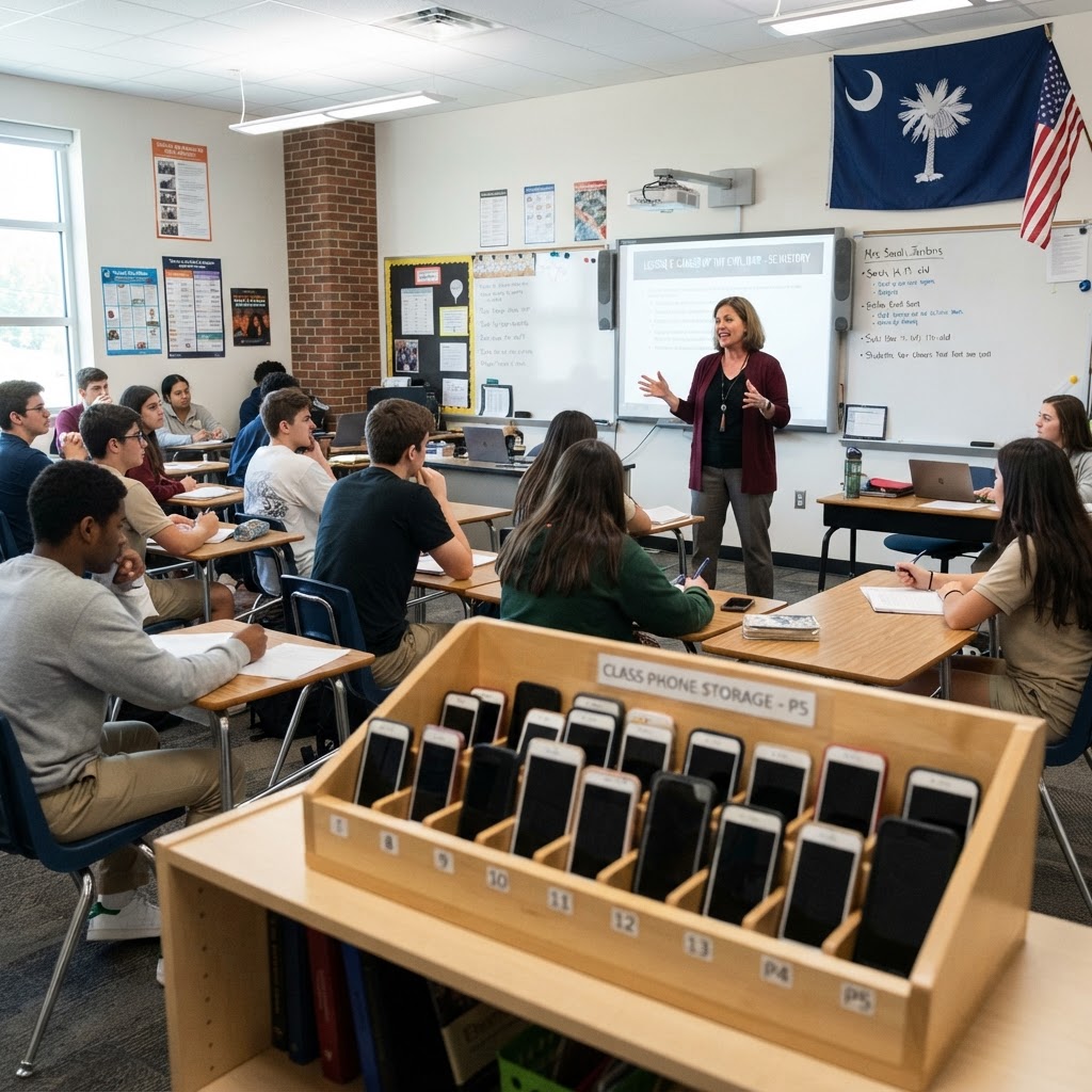 SC Board Mandates School Cell Phone Ban for State Funding