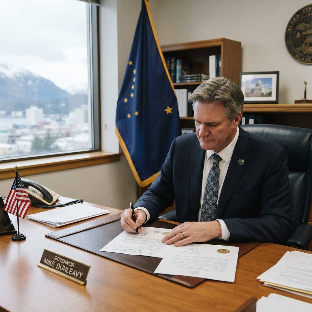 Dunleavy Vetoes $90M from State Budget, Cites Fiscal Caution