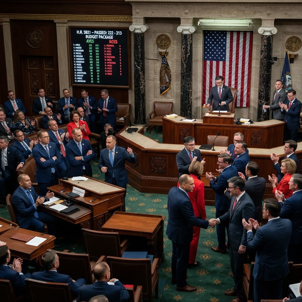 House Passes 'American Sovereignty First' Budget Package, Drawing Battle Lines With Senate Democrats