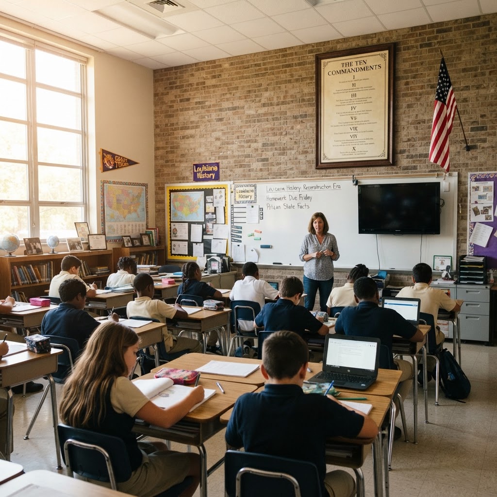 Louisiana Mandates Ten Commandments in Public Classrooms