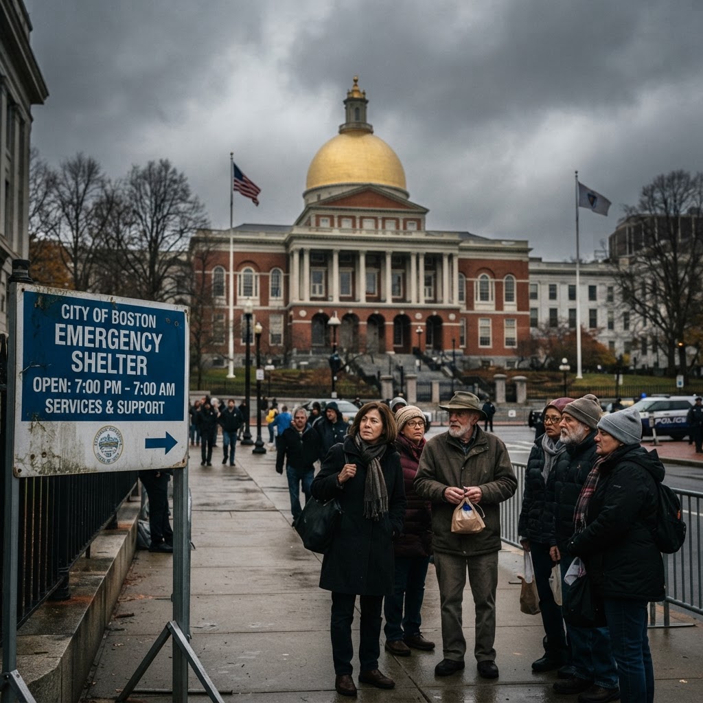 MA Governor Limits Emergency Shelter Stays Amid Crisis