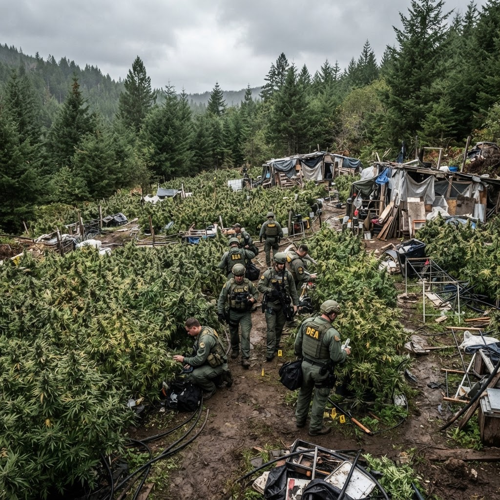 Oregon Authorities Bust $20M Illegal Marijuana Operation