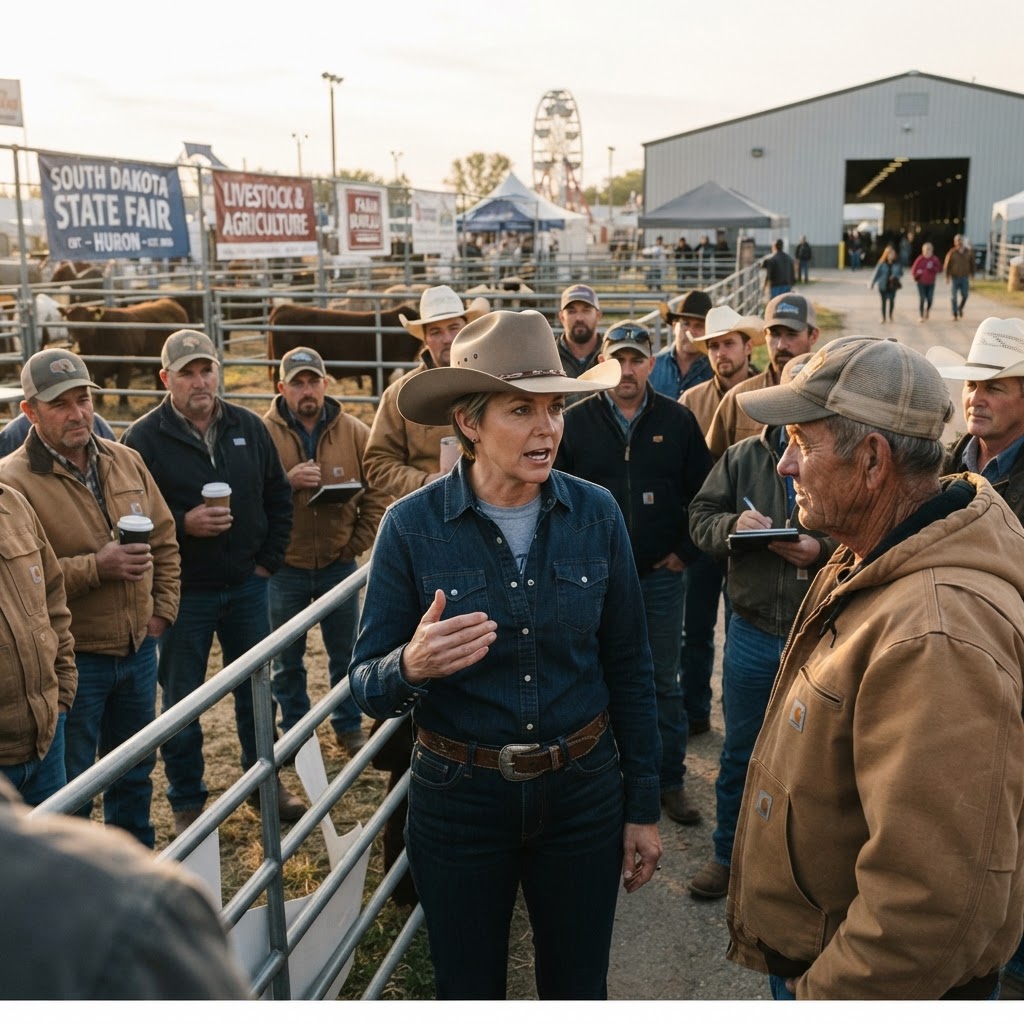 Rhoden Defends SD Cattle Market at State Fair