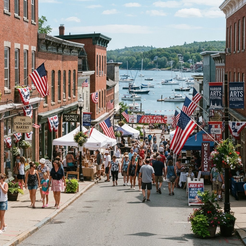 Bar Harbor's Fourth of July Celebration Draws Record Crowds, Boosting Small Business Economy