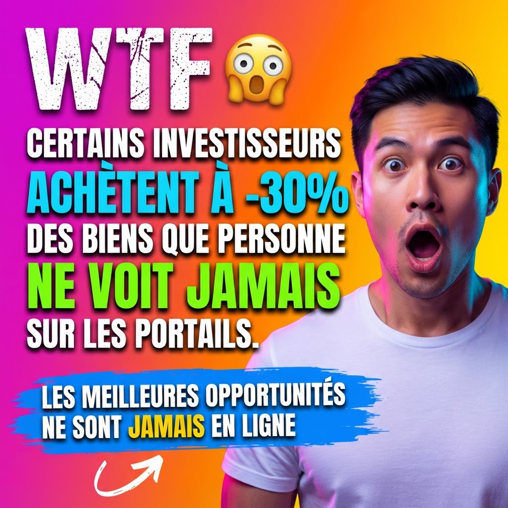 Pub SILEX — Biens off-market à -30%