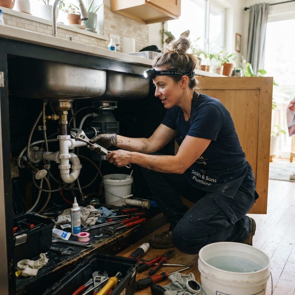Tradesperson back at work after recovery