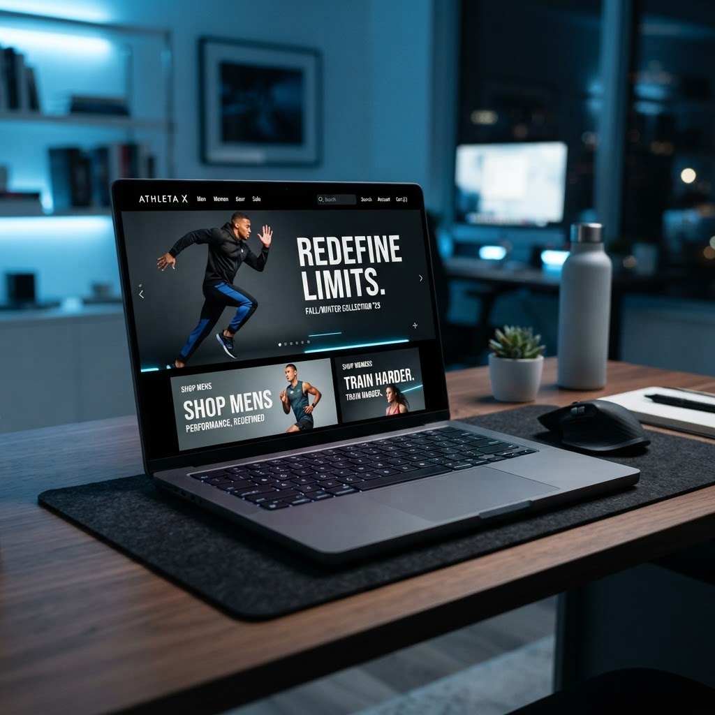 AI-generated landing page 3