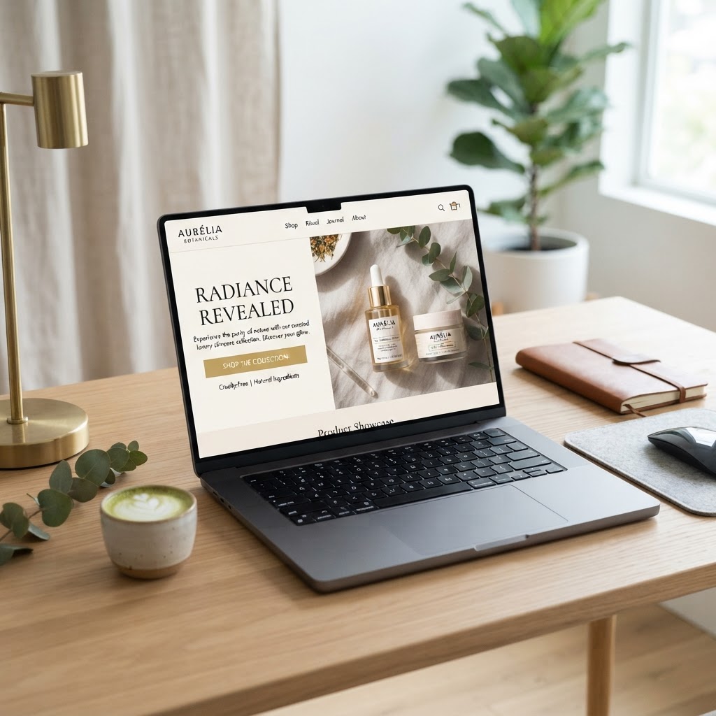 AI-generated landing page 2