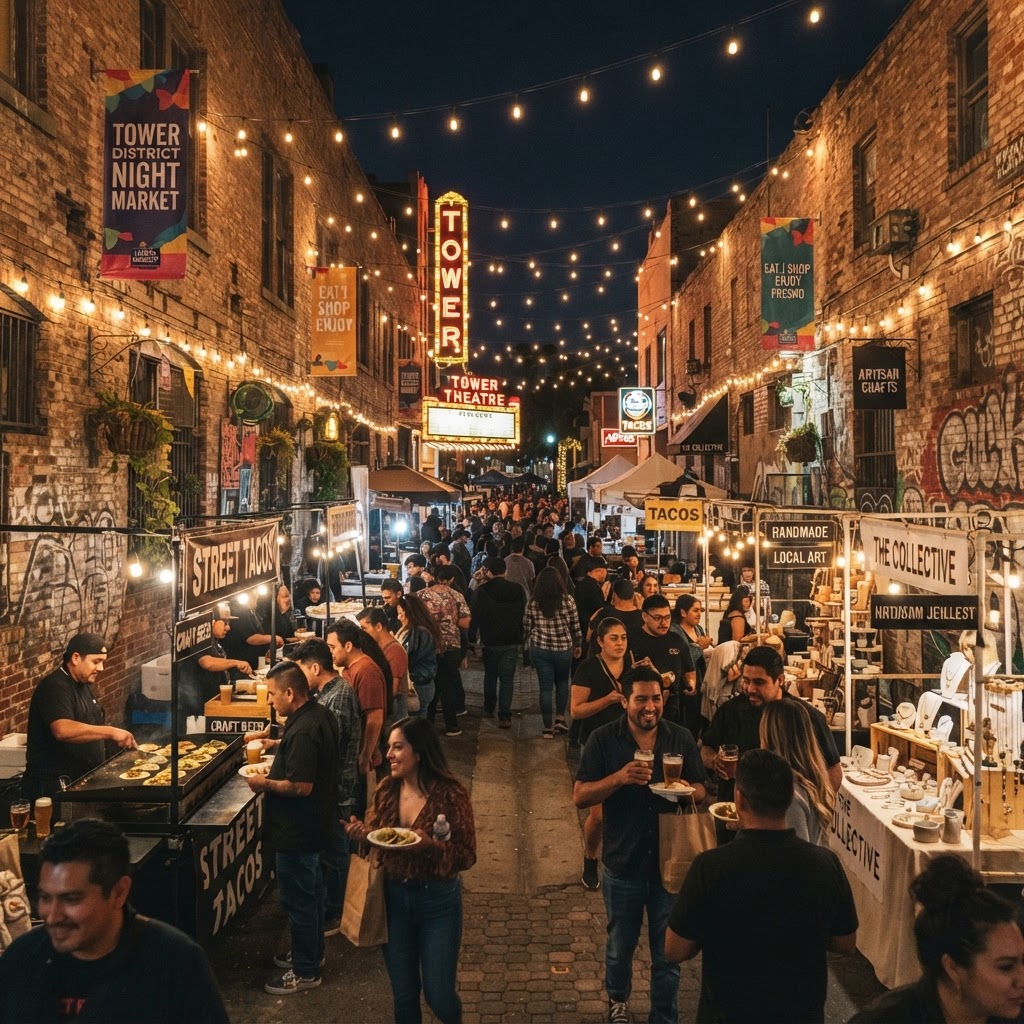 Night Market Alley concept art