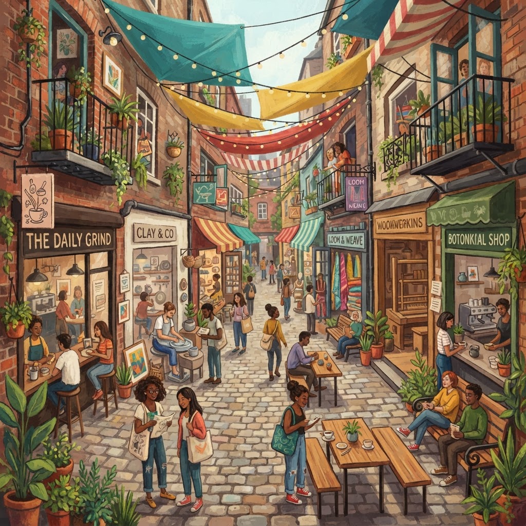 Maker Studio Alley concept art