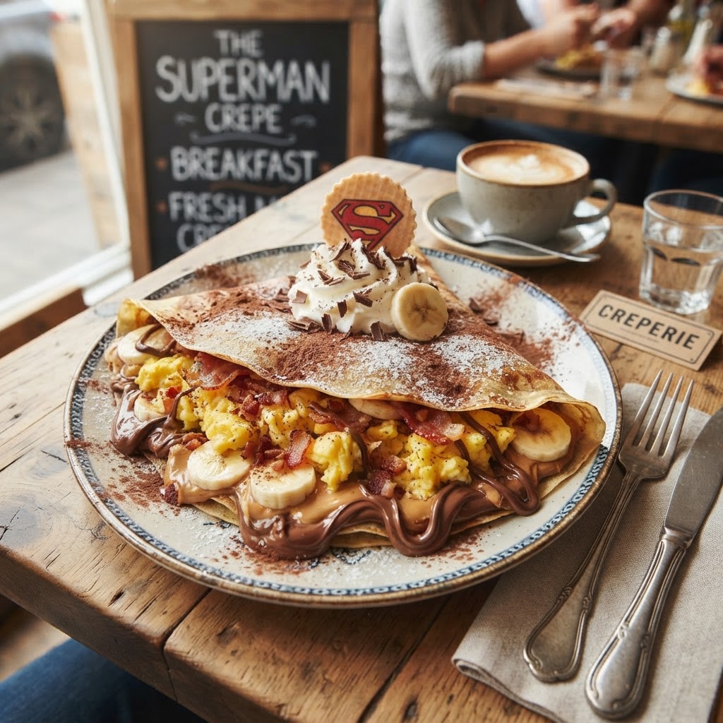 Crepes + Coffee Combo