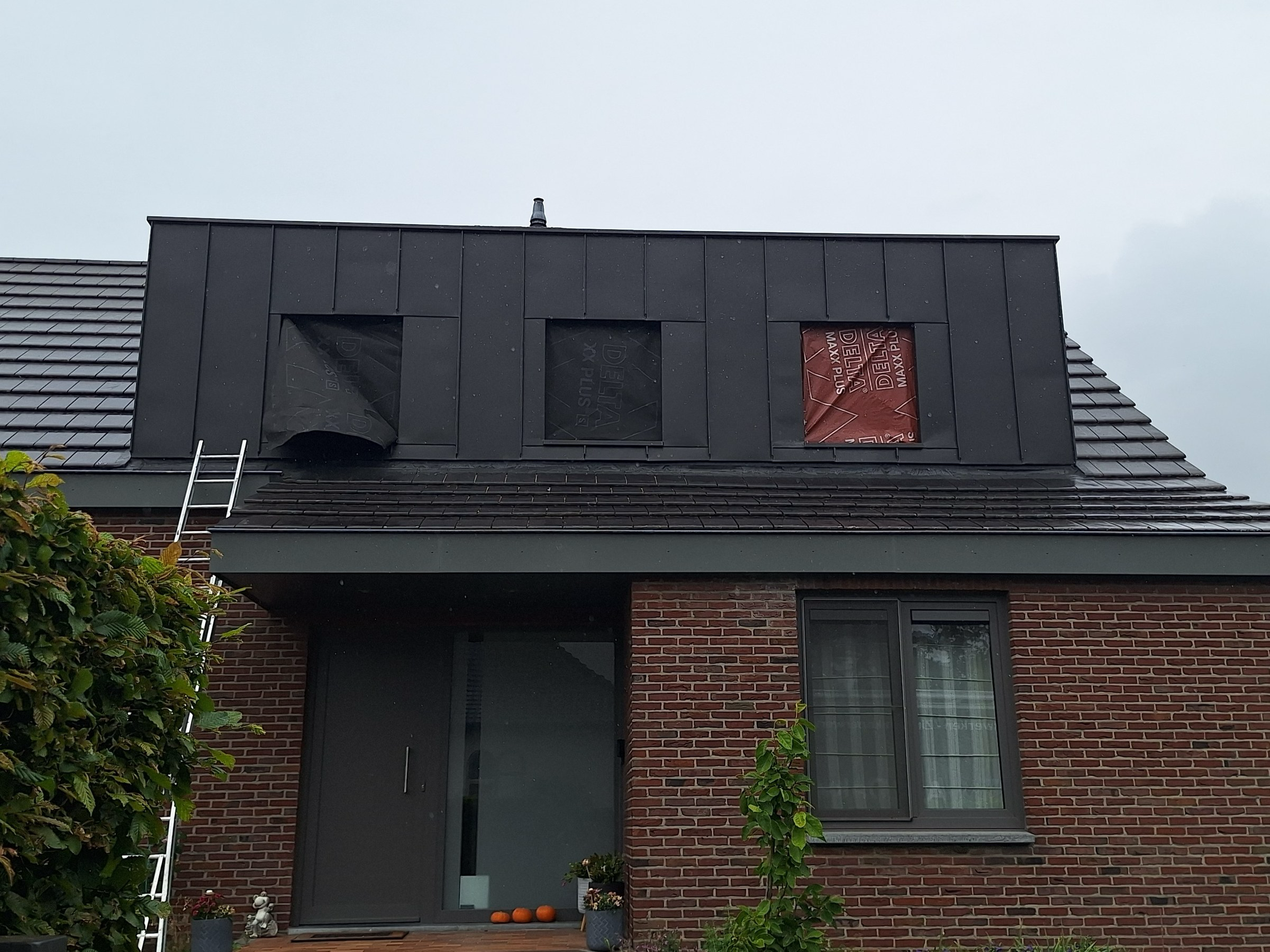 Dakkapel zink staande naad foto 1