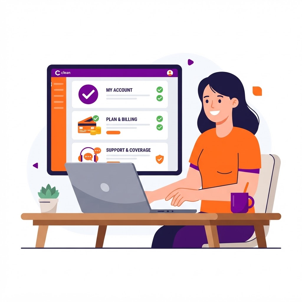 Como usar o portal de autoatendimento da WOOW