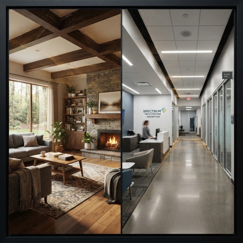 Residential interior space documentation