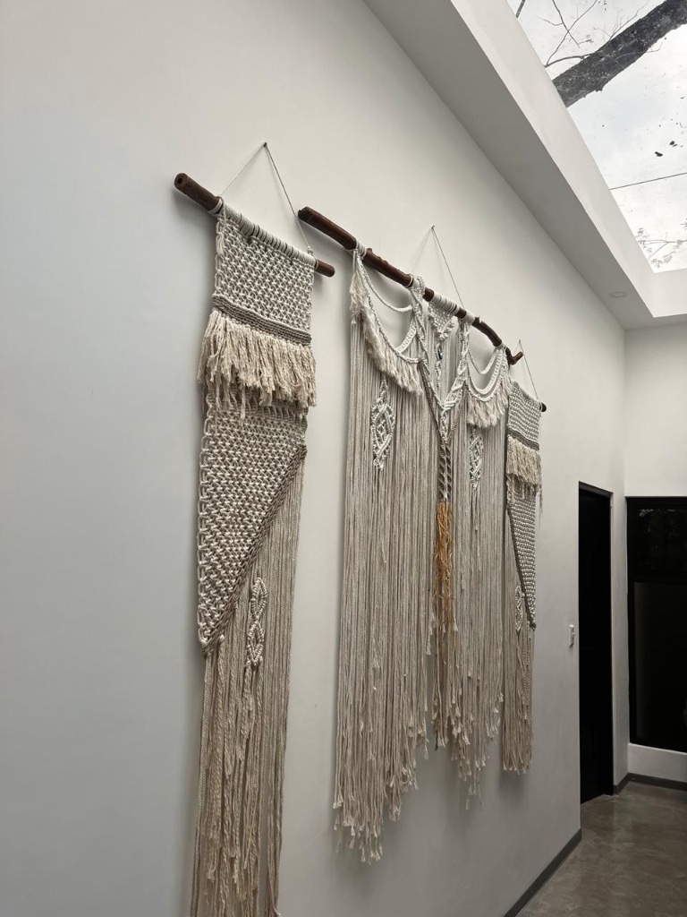 Macramé wall art