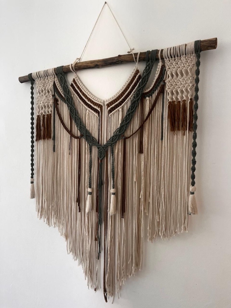 Macramé wall art