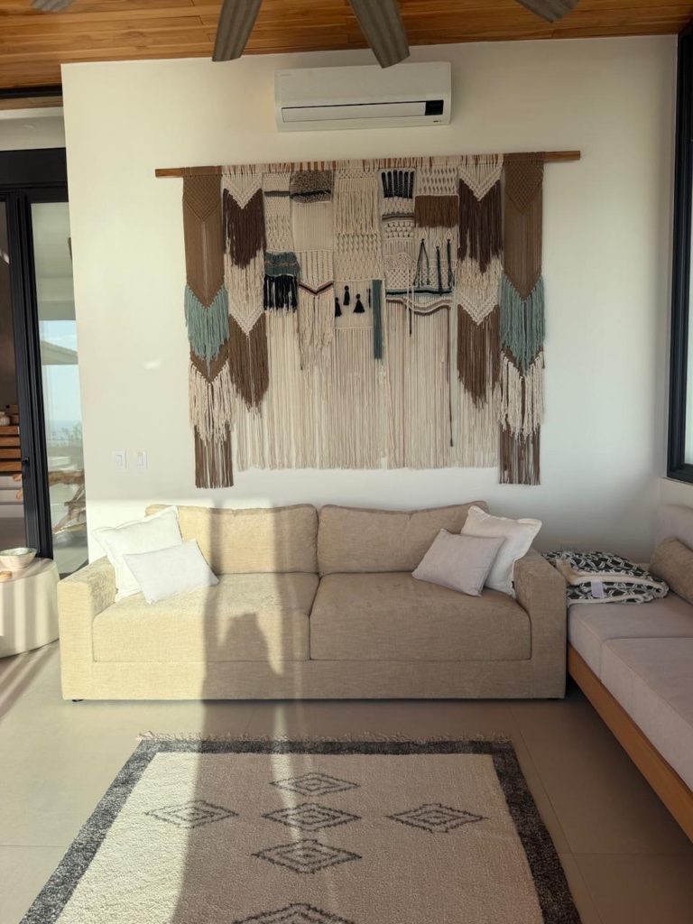 Macramé wall art