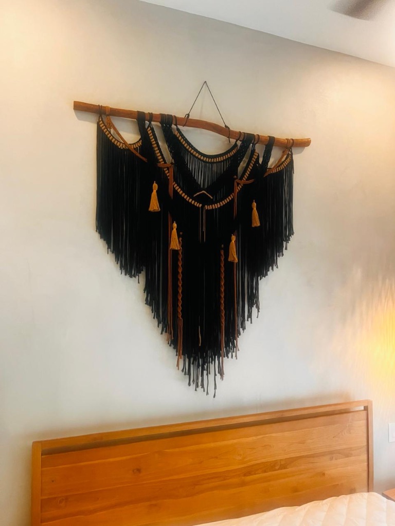 Macramé wall art