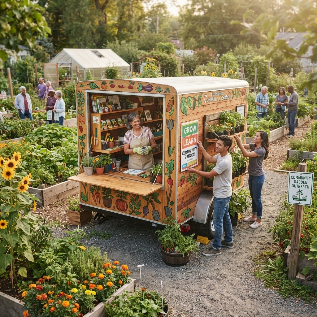 Building a Mobile Community Garden Education Trailer for Neighborhood Outreach