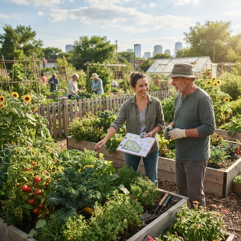 Best Practices for Seasonal Sunlight Mapping in Urban Community Gardens