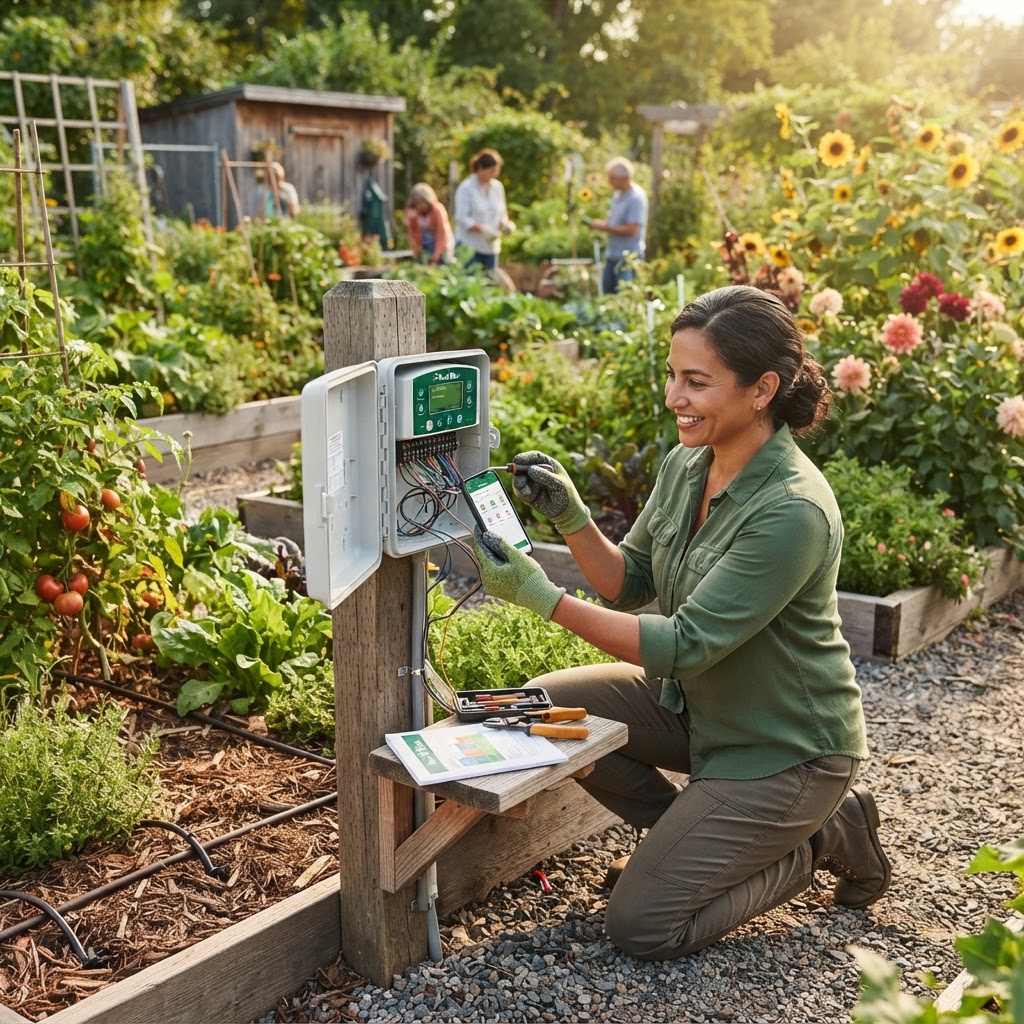Installing and Managing a Multi-Zone Smart Controller for Shared Garden Irrigation