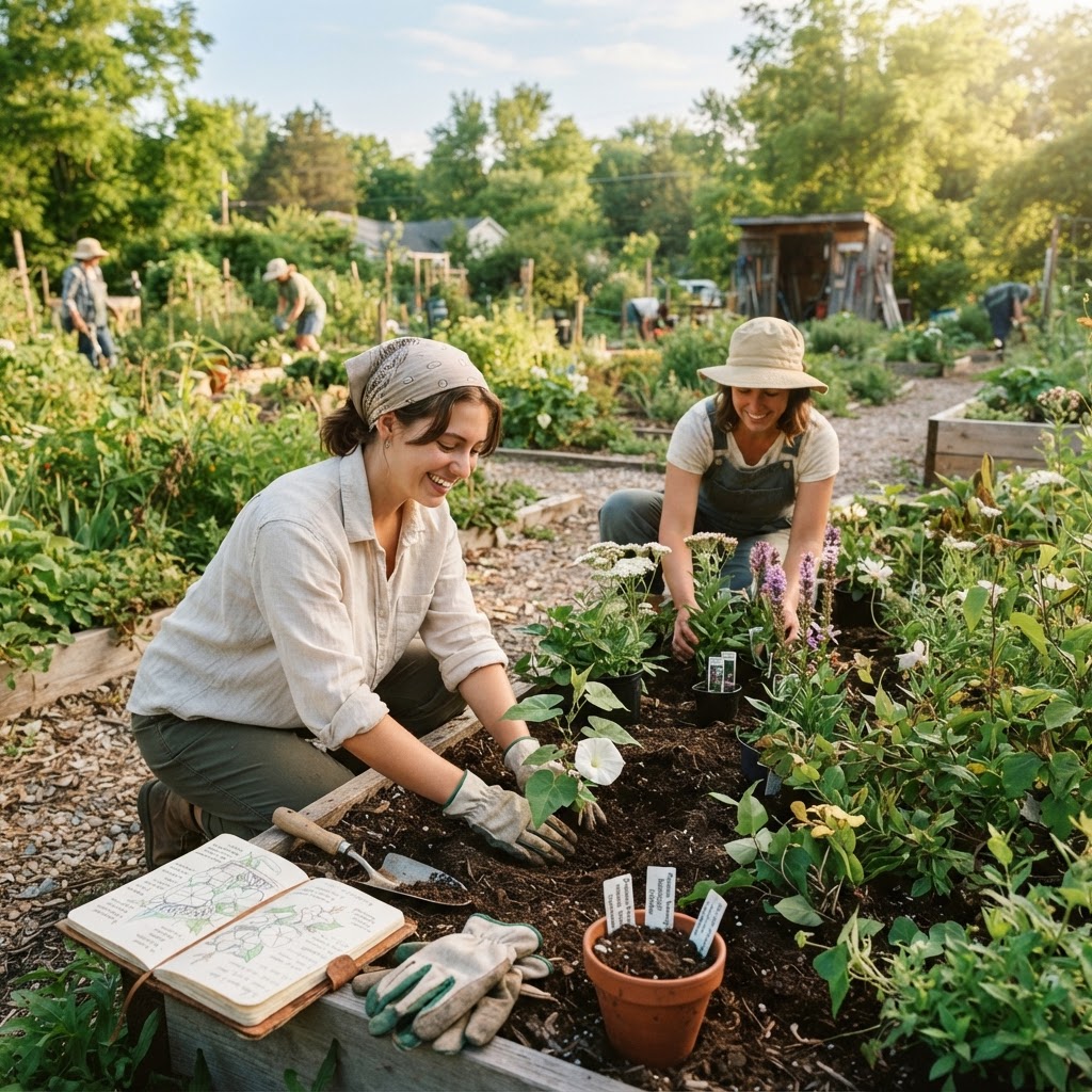Designing a Nocturnal Pollinator Garden with Moon-Blooming Native Plants