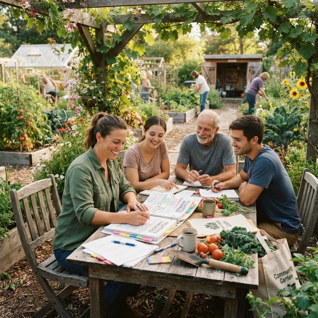 Creating a Comprehensive Volunteer Handbook for Community Garden Orientation