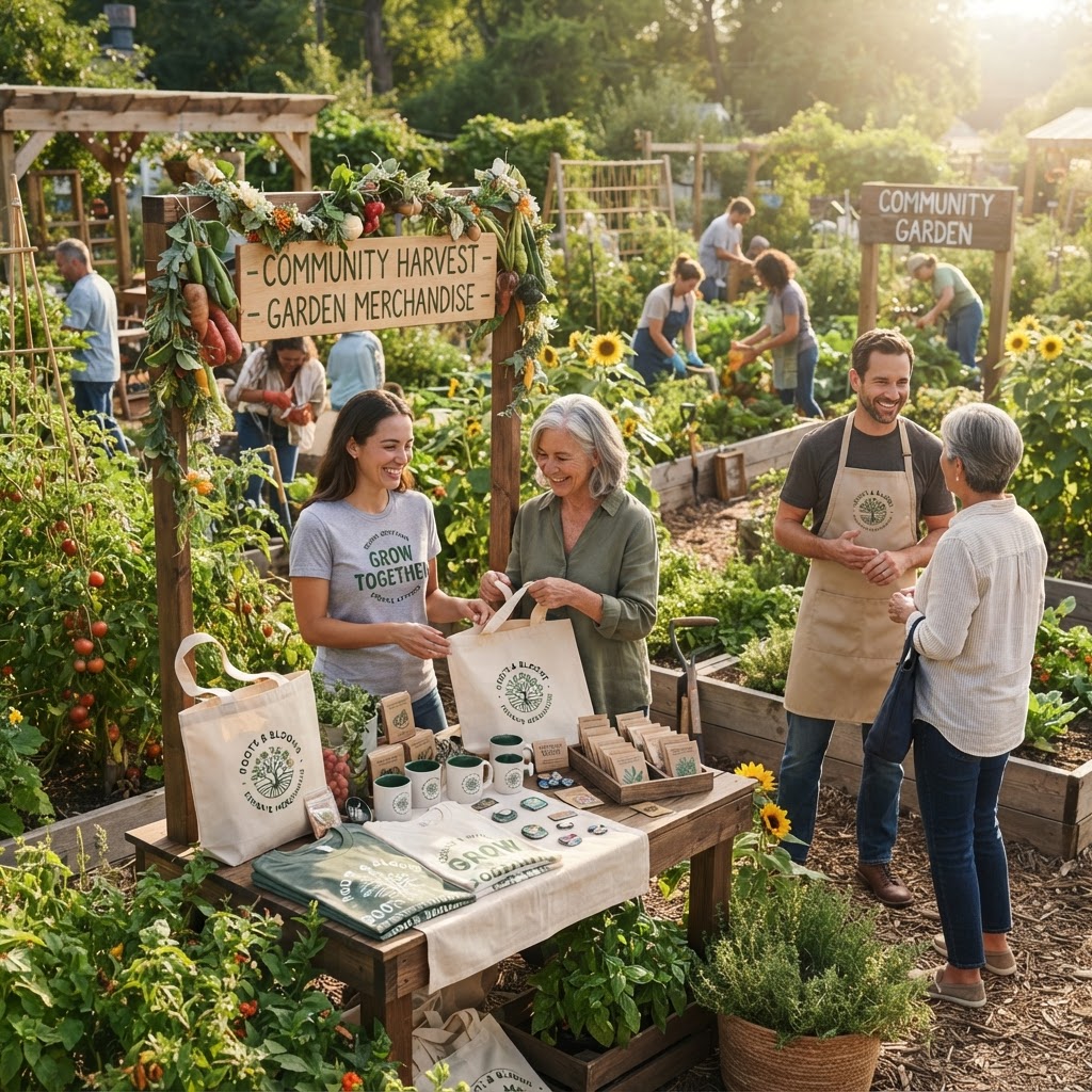 Launching a Community Garden Merchandise Program for Sustainable Fundraising