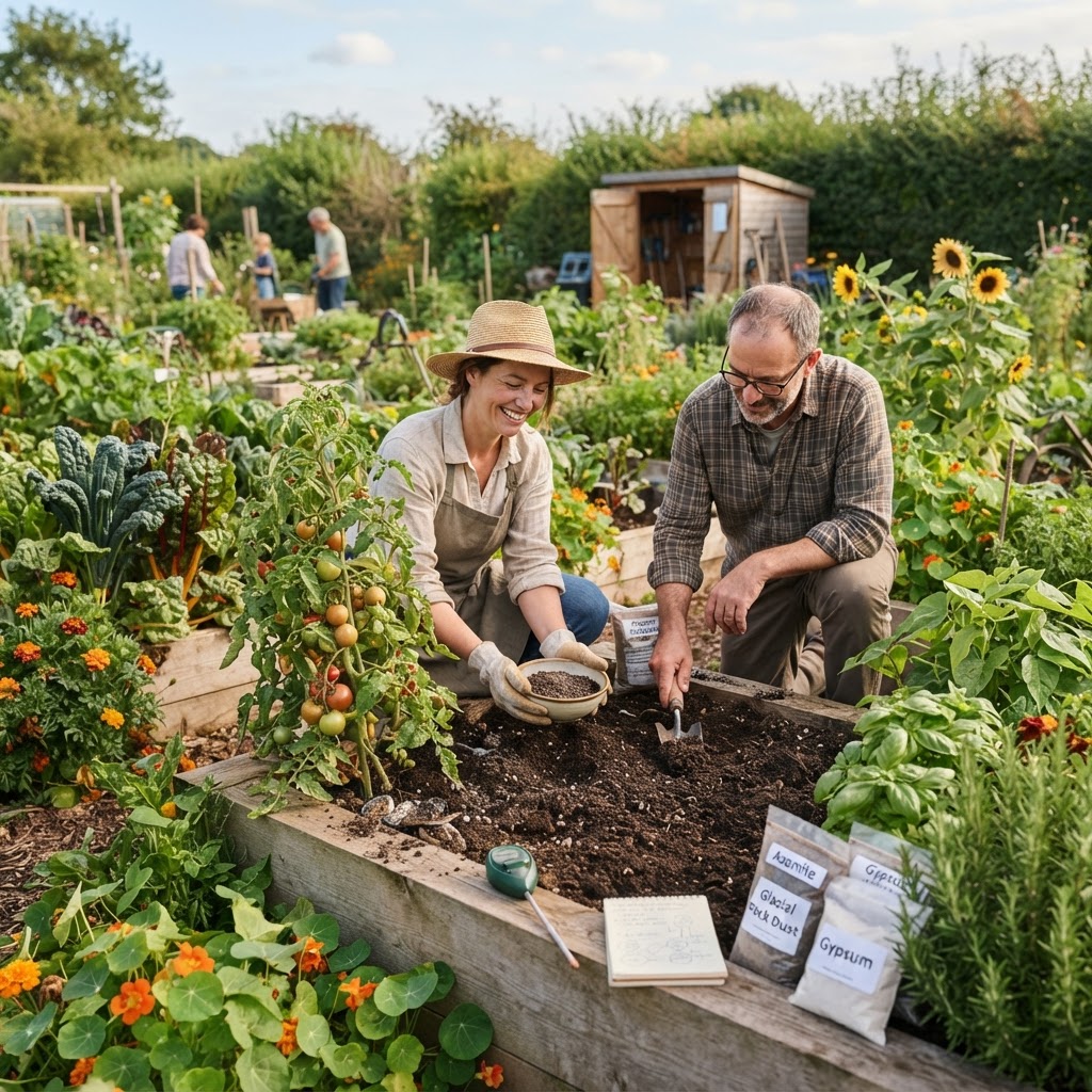 The Science and Practice of Mineral Balancing in Communal Garden Soils