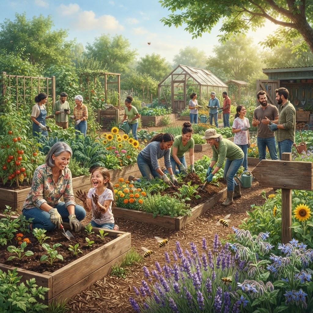 Organizing Effective Community Garden Work Days and Bees