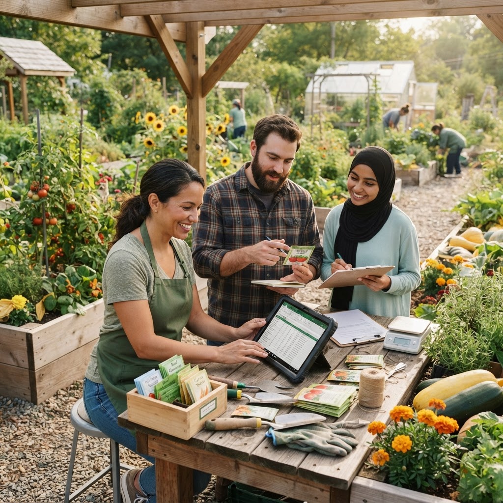 Developing a Garden-Wide Digital Inventory System for Shared Assets and Seeds