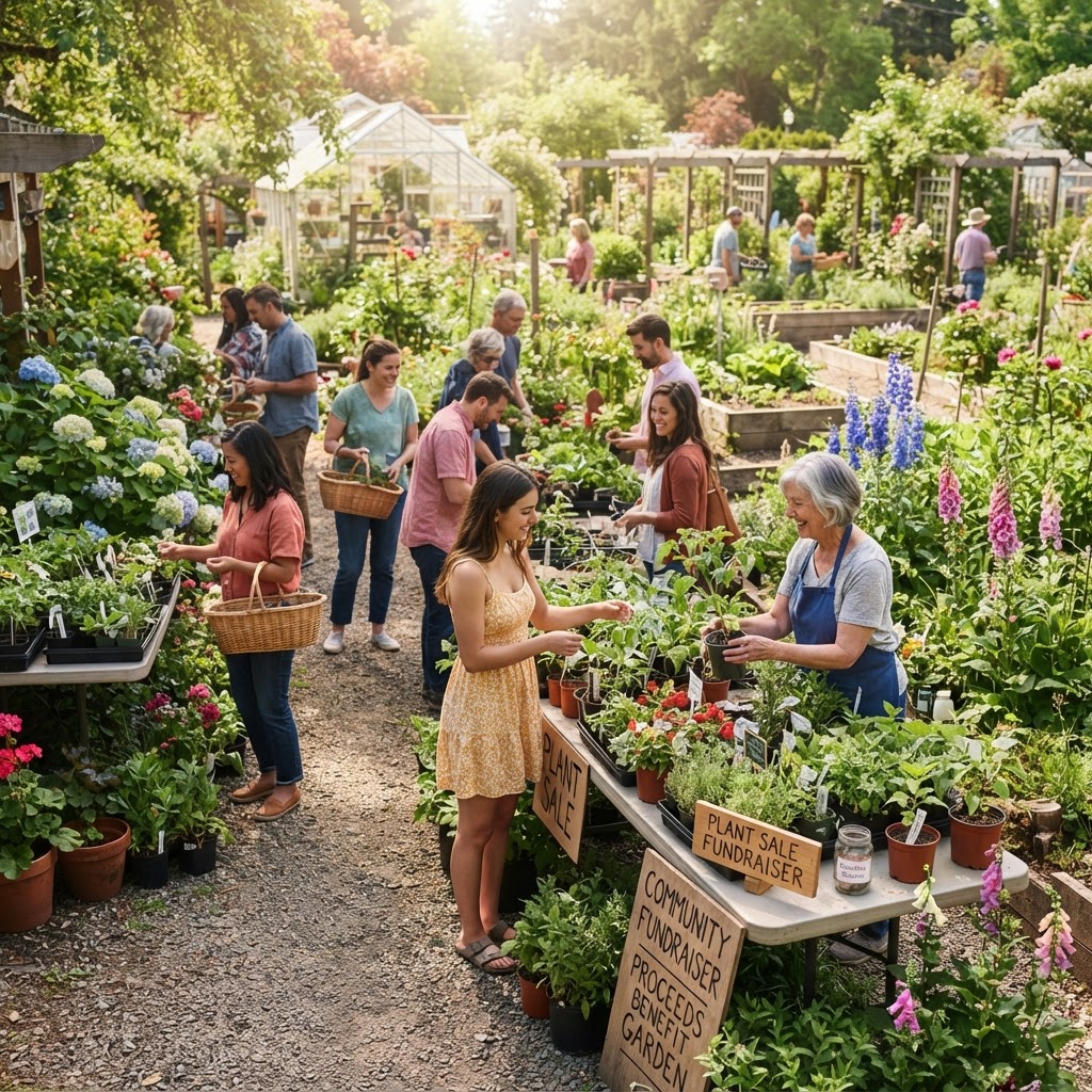Organizing Annual Plant Sales for Community Fundraising