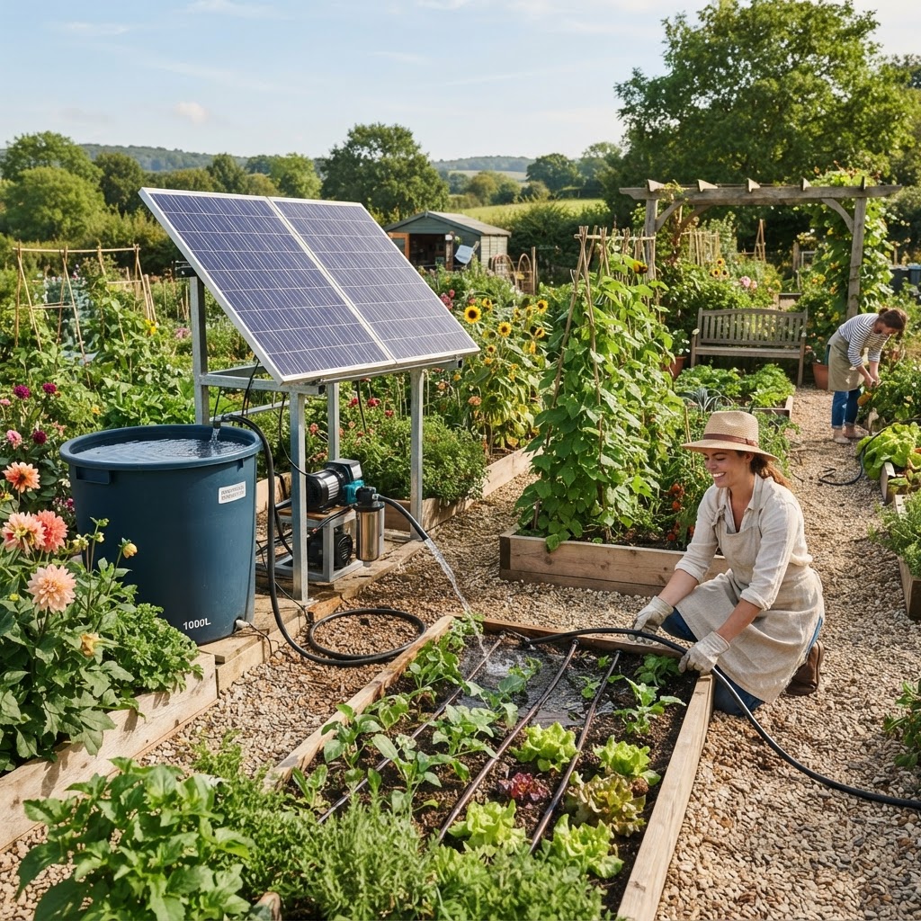 Solar-Powered Pump Systems for Off-Grid Garden Watering