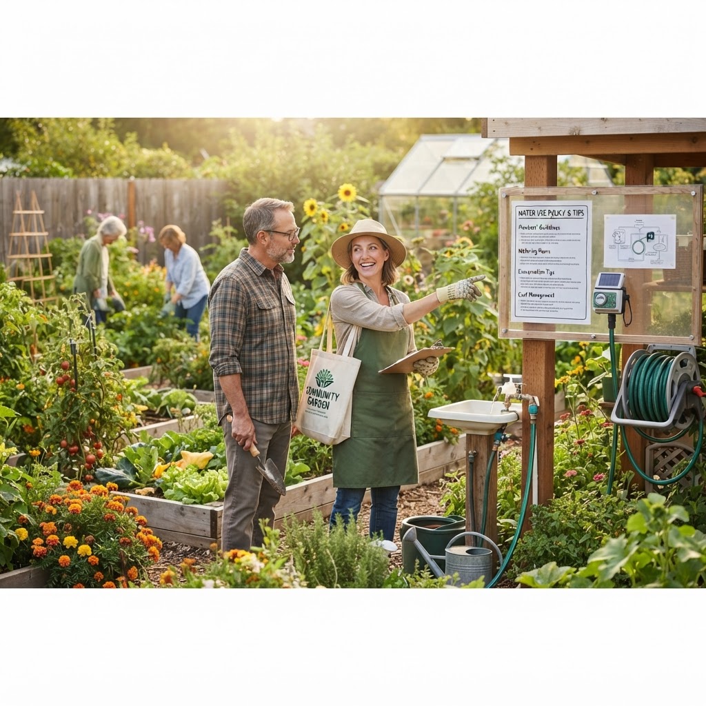 Managing Water Costs and Fair-Use Policies for Members in Your Community Garden