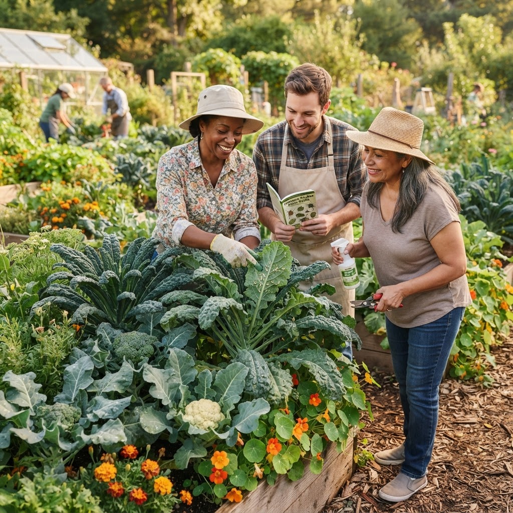Identifying and Treating Common Brassica Pests Collectively