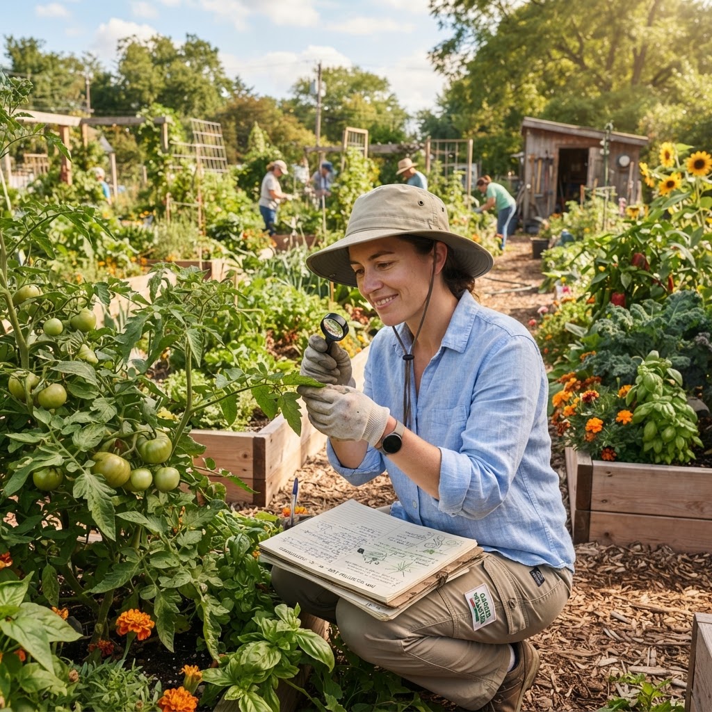 Implementing a Garden-Wide Integrated Pest Management (IPM) Scouting Protocol