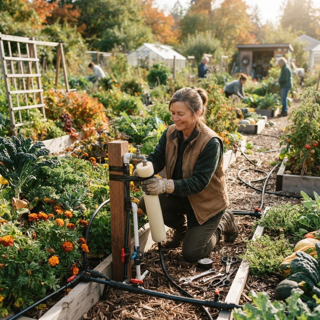 Winterizing Communal Irrigation Pipes and Outdoor Taps: A Complete Guide for Community Gardens