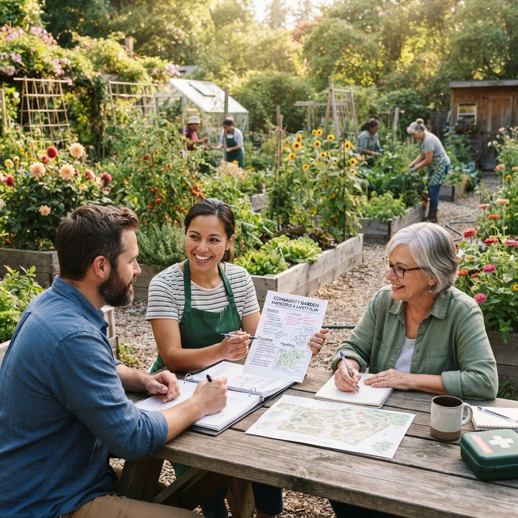 Creating a Garden Emergency and Safety Protocol Document
