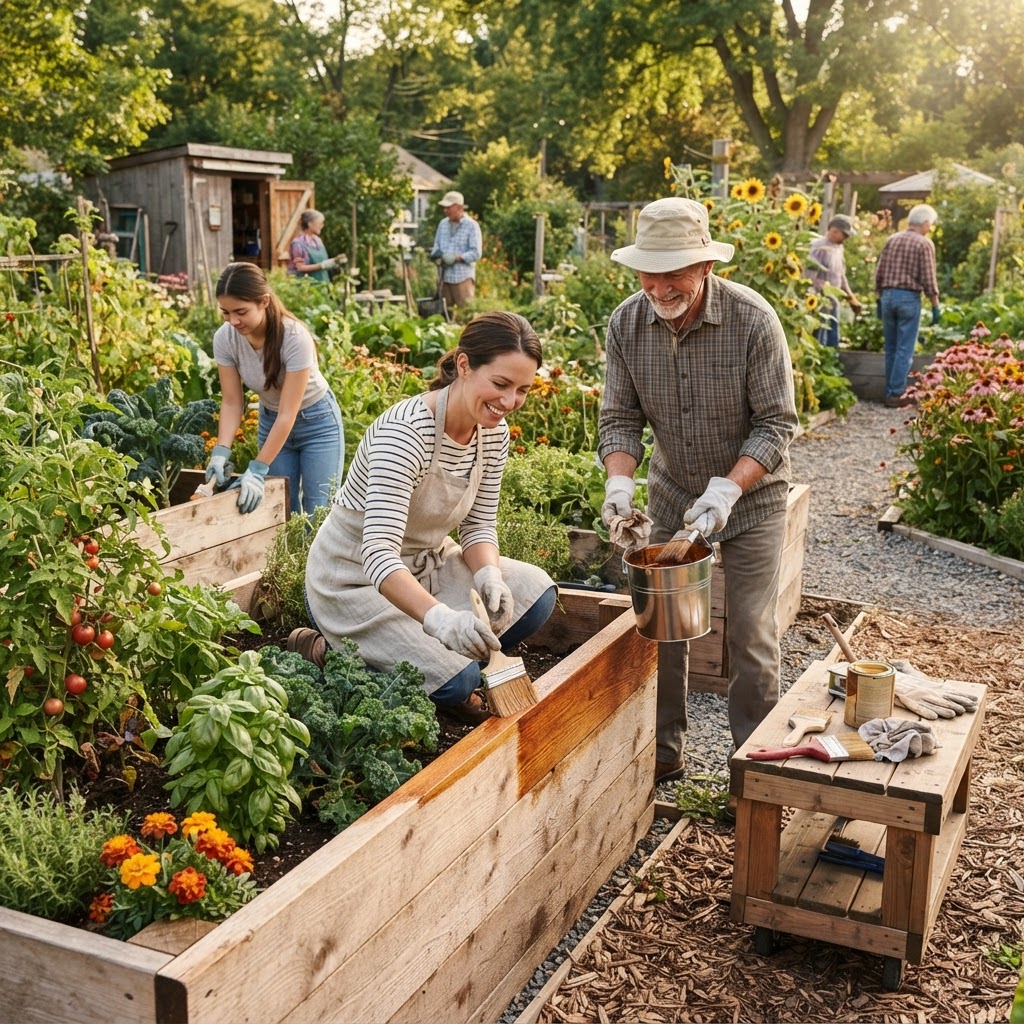 Best Practices for Sealing and Preserving Community Garden Wood Beds Without Toxic Chemicals