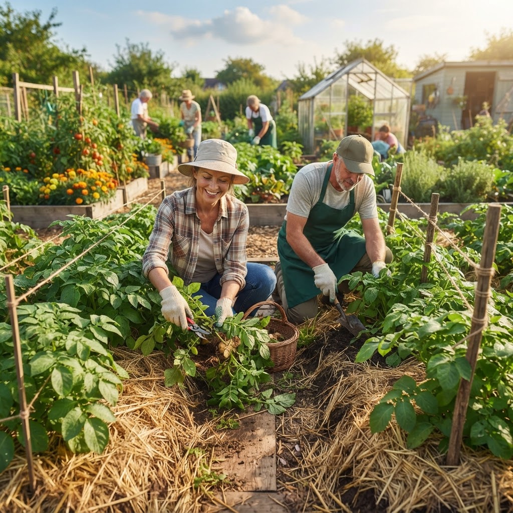 Cultural Controls for Preventing Early Blight in Community Potato Patches