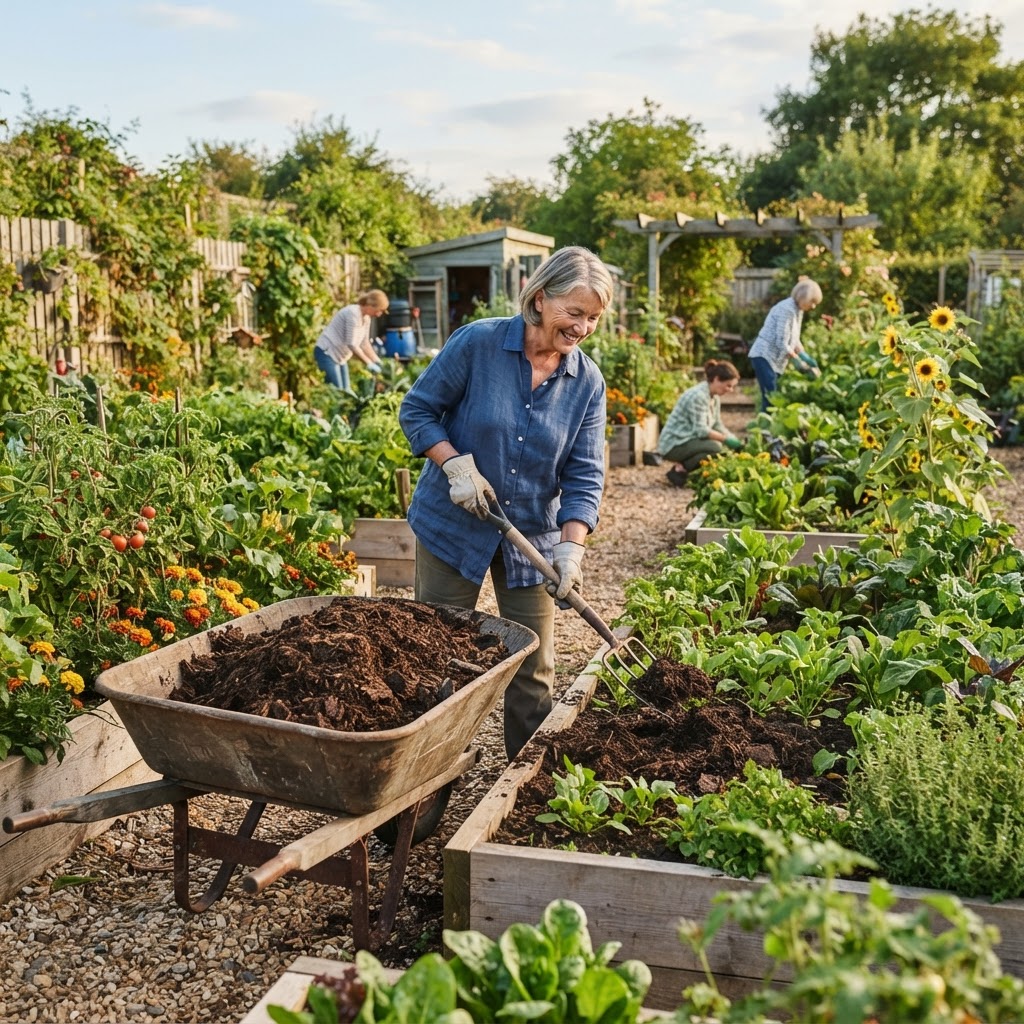 Bulk Organic Fertilizer Application for Community Plots