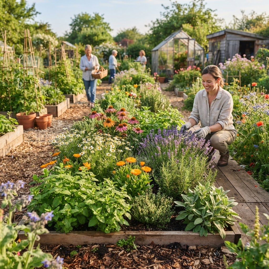 Top Medicinal Herbs for a Community Wellness Garden